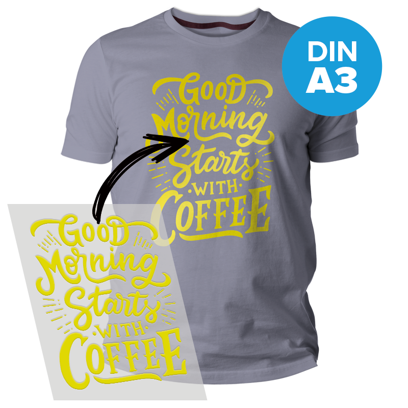 DTF Transfer (DIN A3), GOLD DTF Transfer (DIN A3), GOLD